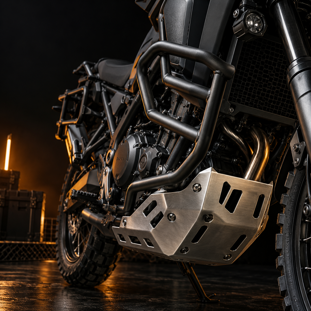 Premium crash guard detail